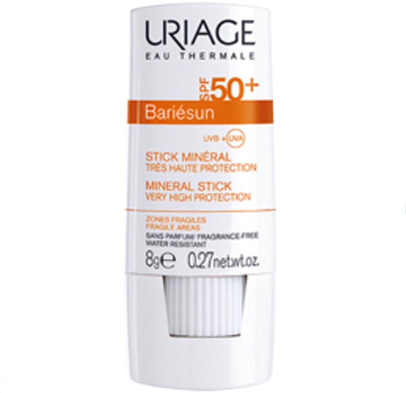 Uriage - Bariésun stick mineral spf50 for sensitive areas 8g