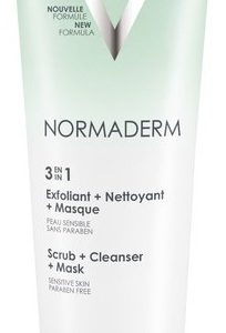 Vichy - Normaderm 3-in-1 scrub cleansing cream and mask 125ml