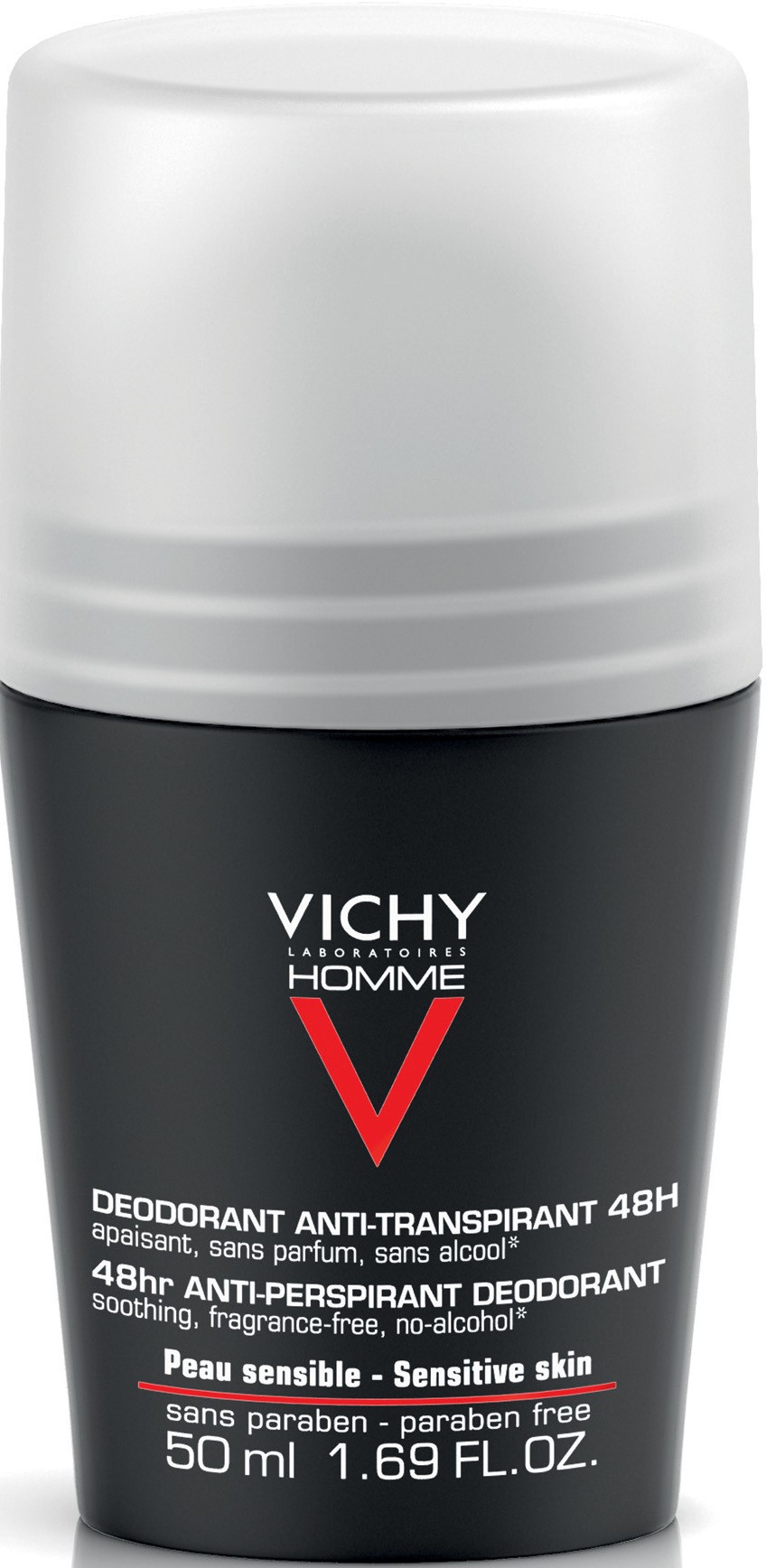 Vichy - Homme roll on antiperpirant 48h sensitive skin 50ml