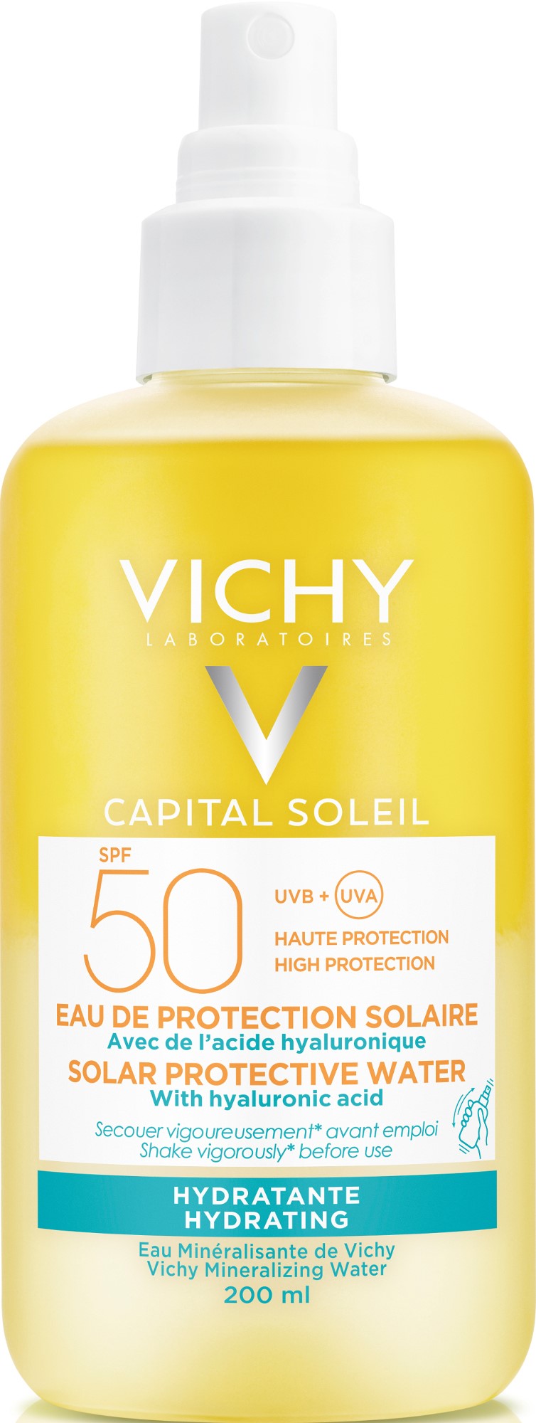 Vichy - Capital  soleil solar protective water moisturizing spf50 200ml