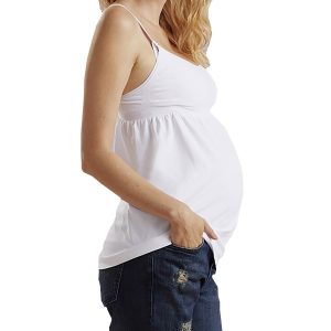 Cantaloop - Pregnancy nursing tanktop size l white 1unit