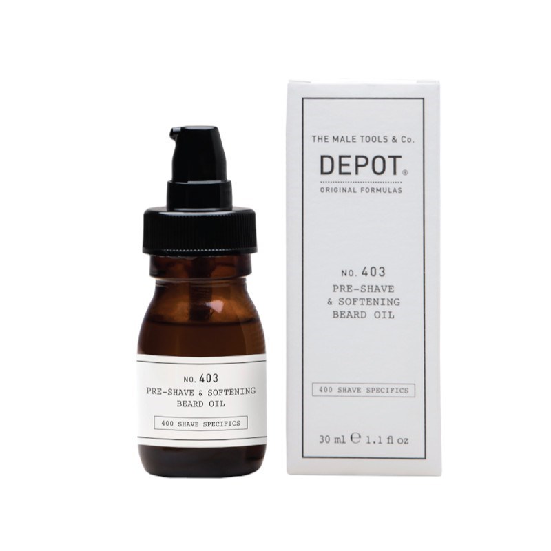 Depot - No. 403 pre-shave & softening beard oil 30ml