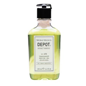 Depot - No. 406 transparent shaving gel 100ml