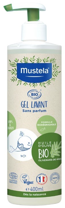Mustela - Bio cleansing gel 400ml