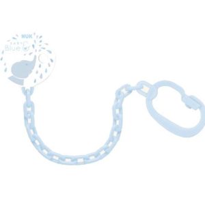 Nuk - Rose & blue band for soothers with a ring blue 1unit
