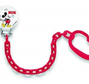 Nuk - Mickey & minnie soother chain assorted colors 1unit