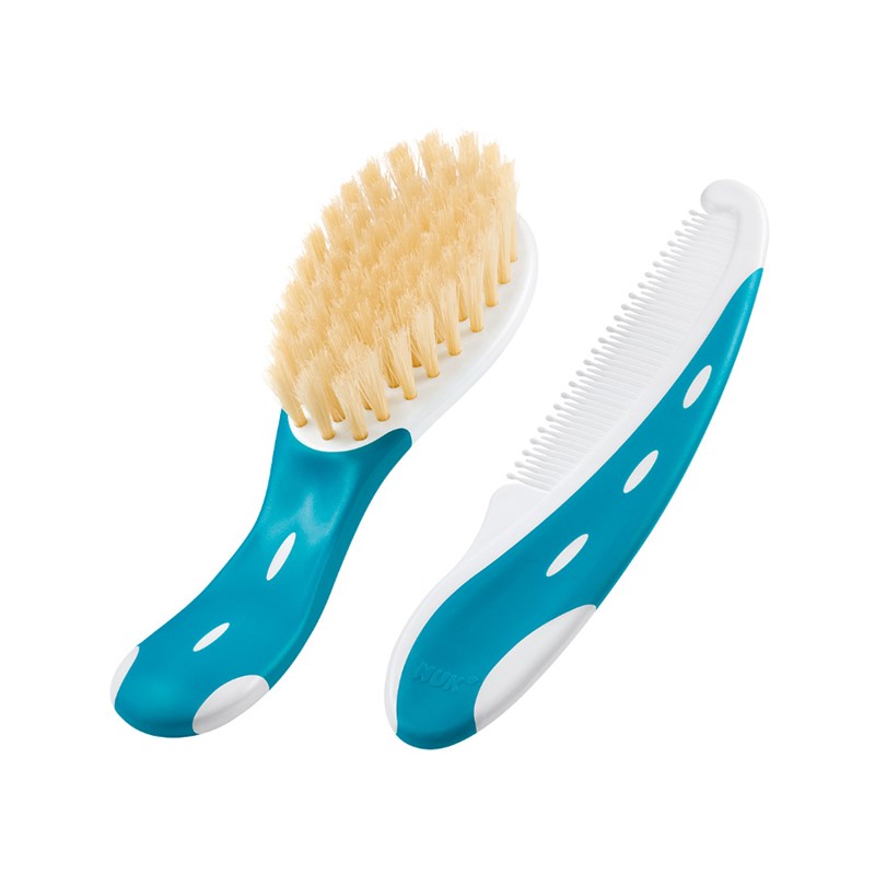Nuk - Set brush and comb assorted colors