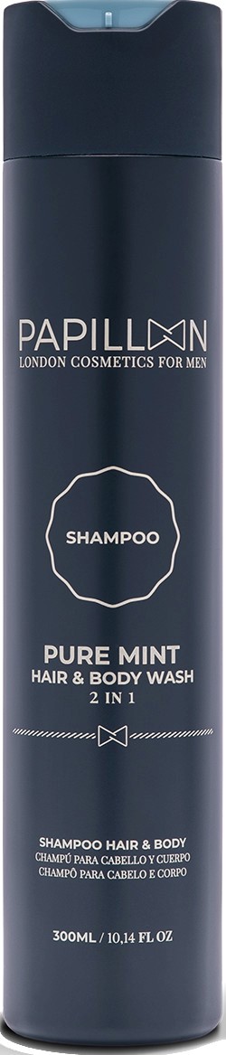 Papillon - Pure mint hair and body shampoo daily use 300ml