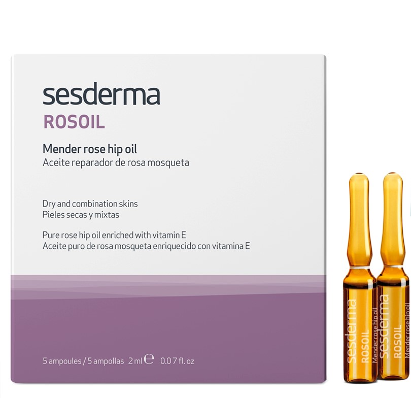 Sesderma - Rosoil mender rose hip oil 5ampoules of 2ml