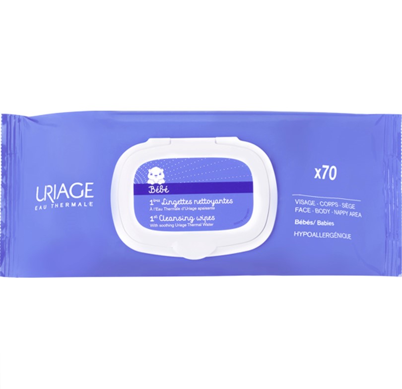 Uriage - Baby 1ère eau extra gentle cleasing wipes 70wipes
